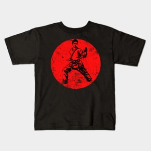 Karate Fight Martial Arts Kids T-Shirt